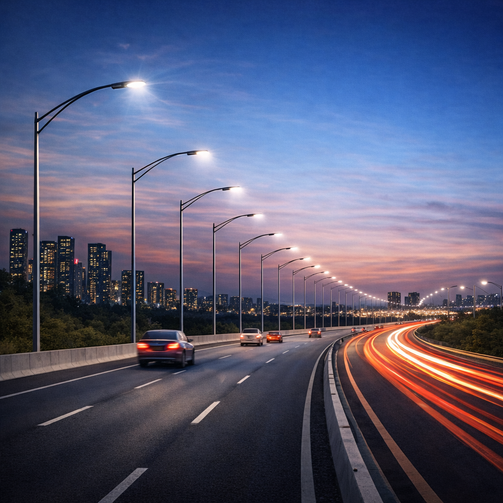 iluminação estradas